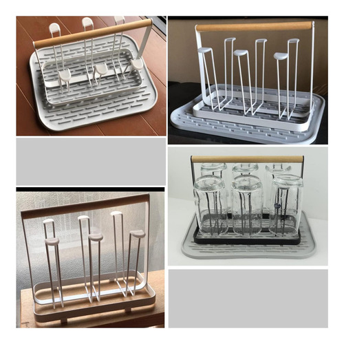 Mukkuri Soporte Para Escurridor De Tazas, Soporte Para De 6