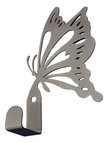 3 Porta Llaves De Pared Moderno Figura De Mariposa 1 Gancho Color Bronce