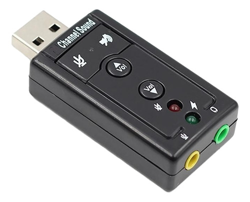 Adaptador De Audio C/mic Usb 2.0 Sonido 3d /ut-usnd33