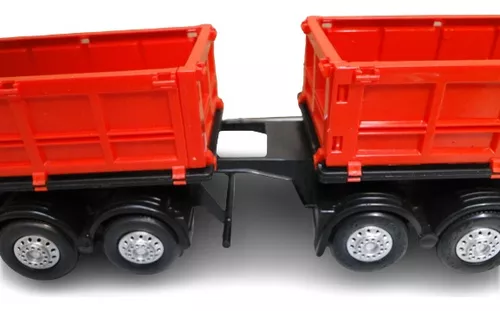 Caminhao Brinquedo Iveco S Way Hi Way Bau Dolly 9 Eixo Carga