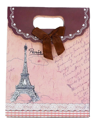 Bolsa De Regalo Pequeña Vintage Modelo Paris