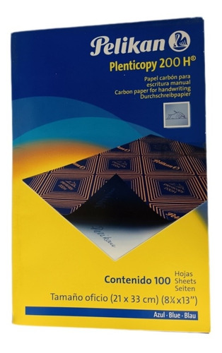 Papel Carbon Azul Extra Oficio Pelikan Resma 100