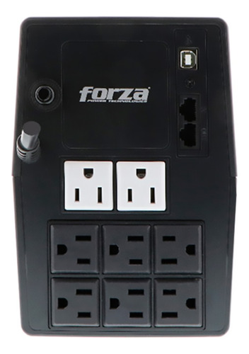 Ups Forza Sl-1012ul 1000va/600w Usb Lcd 8salidas Rj-45 Rj-11