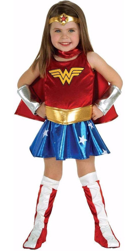 Disfraz Mujer Maravilla Wonder Woman Niña Toddler (2-4) | Envío gratis