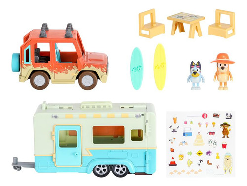 Set Bluey Vacaciones Playa 5-7 Años, Kit De Juego (Usado)