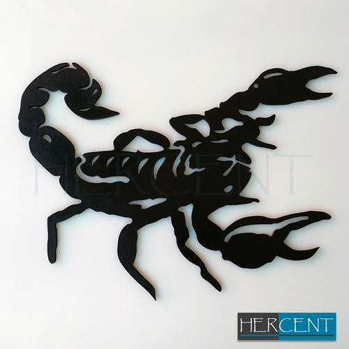 Figura Geométrica Decorativa En Mdf Alacrán
