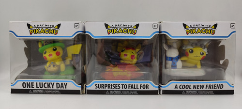 Lote Figuras Pokemon Center Funko A Day With Pikachu