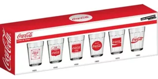 Set De Vasos De Vidrio Coca Cola