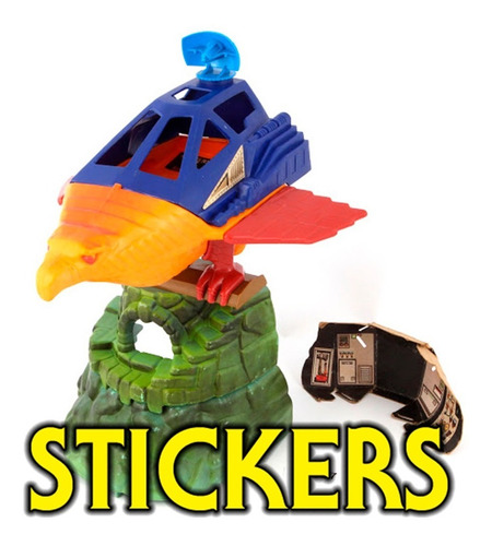 Heman Stickers Calcos Point Dread  Y Talon Fighter Motu