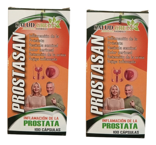 Inflamación Próstata Suplemento En Cápsulas Pack X2