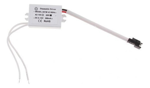 2 Controlador Regulable 3x1w, Para Luz - 220v Ca 3-12v Dc