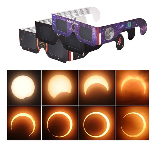 5 Pcs Óculos Eclipse Solar Sol Óculos(estilo Aleatório)