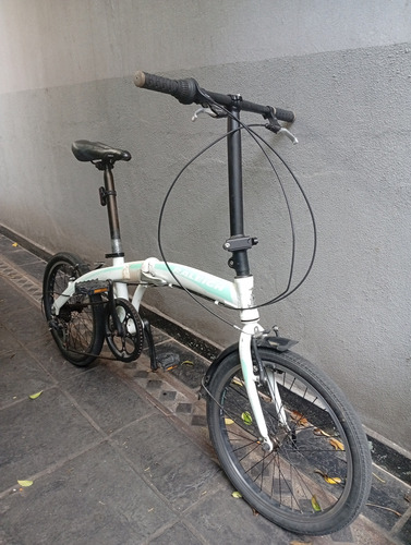 Bicicleta Plegable Raleigh !! 6vel. Full Shimano Tourney Blanco M (Usado)