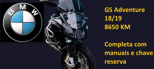 Imagem 4 de 15 de Bmw Gs 1200r 2019 Adventure Triple Black 8750km