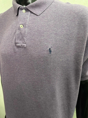 Chomba Polo Ralph Lauren Purple Talle Large Made In Bolivia