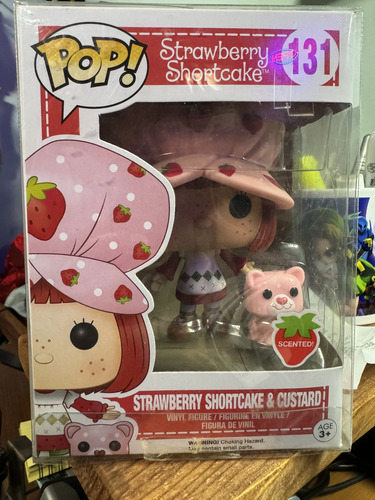 Funko Pop Strawberry Shortcake & Custard #131 Con Protector (Usado)