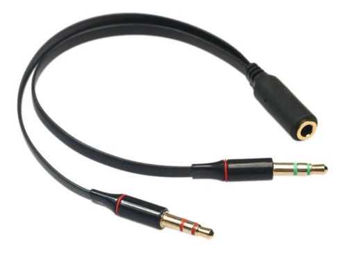 Cable Divisor De Audio Spica 3,5mm Manos Libres Micrófono