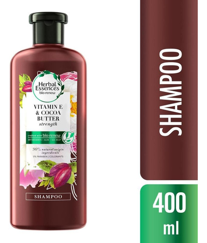  Shampoo Vitamina E e Manteiga de Cacau Herbal Essences 400ml