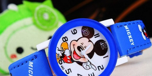 Reloj Pulsera Mickey Niño Niña Bebe Lindo Hermosos