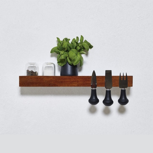 Imagen 2 de 5 de Estante Metal Para Cocina Con Frente Imantado De Madera