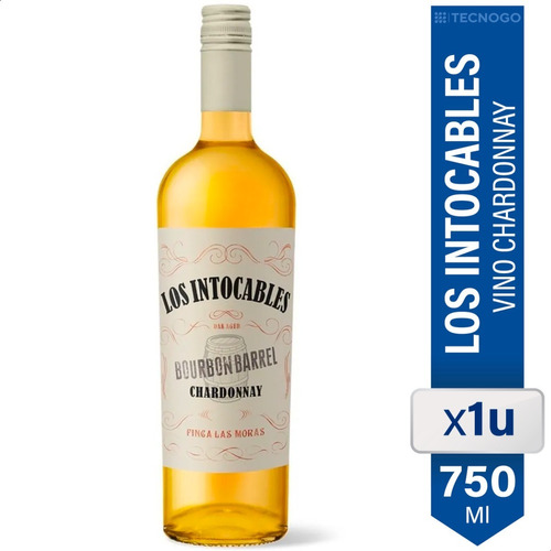 Vino Los Intocables Chardonnay Blanco 750ml Bebida 01almacen