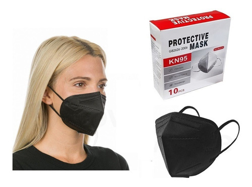 Mascarillas Kn95 5 Pliegues Antiviral Reutilizable