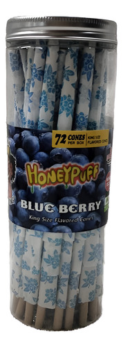 Conos Preenrollados Blueberry - 72 Unidades Azul Blueberry
