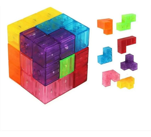 Cubo Magico Magnetico Con 7 Estilos De Colores