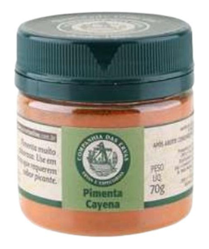 Pimenta Caiena Companhia Das Ervas 70g - Quente E Aromática