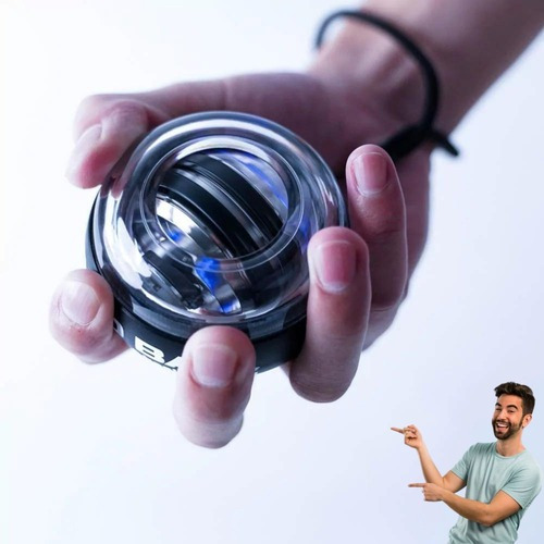 Uuugyro Ball Powerball Wristball C/ Led Fortalece Musculo P