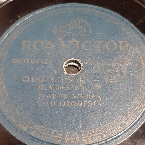 Pasta Marek Weber Rca Victor C471