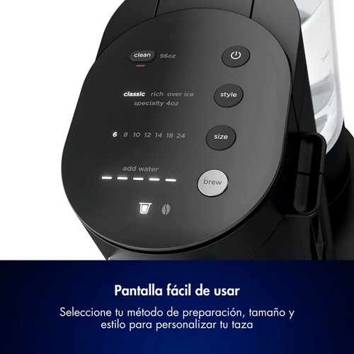 Cafetera Ninja Pb051 Compacta Con Espumador 1,65 L