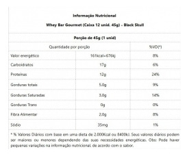 Whey Bar Gourmet (45g) Sabor Torta De Coco C/ Chocolate Coco