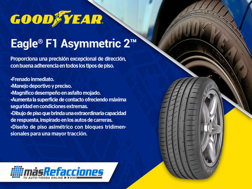 1- Llanta Goodyear Eagle F1 As 2 245/40r20 Run Flat