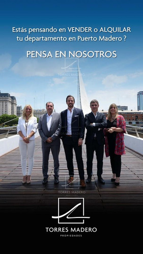 Dos Ambientes En Alquiler Con Muebles En Bayres Madero