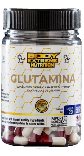 Body Extreme Nutrition Glutamina 120 Cap.