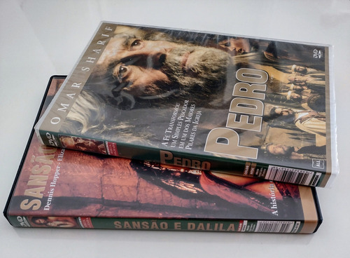 Dvd: Pedro / Sansão E Dalila - Coleção Bíblia Sagrada