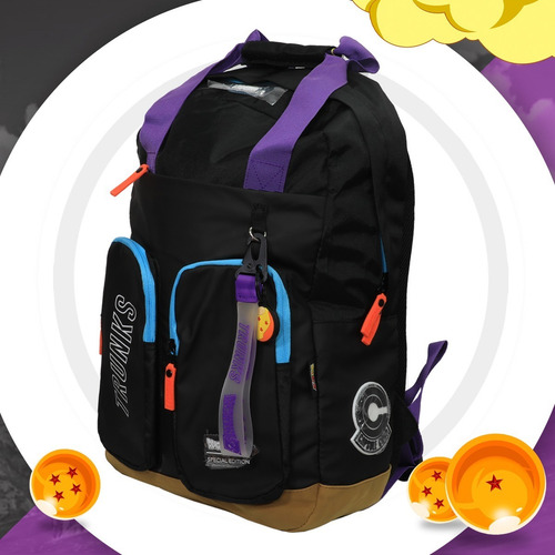 Imagen 4 de 6 de Mochila Trunks Dragon Ball Z Escolar Laptop Edicion Especial
