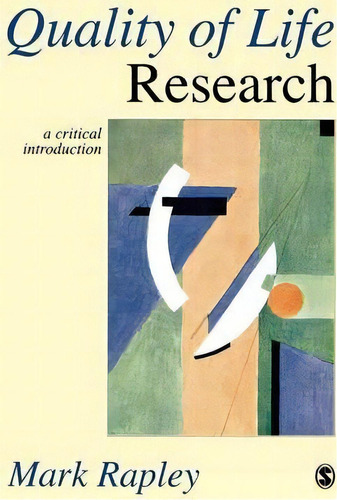 Quality Of Life Research, De Mark Rapley. Editorial Sage Publications Inc, Tapa Blanda En Inglés