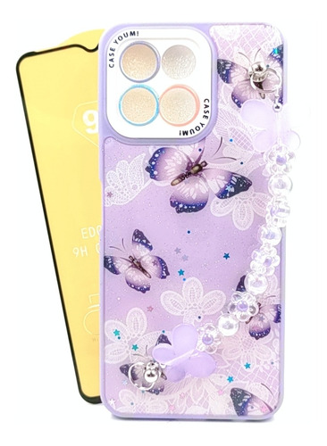 Case Pulsera + Mica Cristal Para Honor X6 / X6s / X8 5g