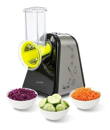 Rallador Eléctrico Smart-tek Easy Chop Verduras Queso Rebanador