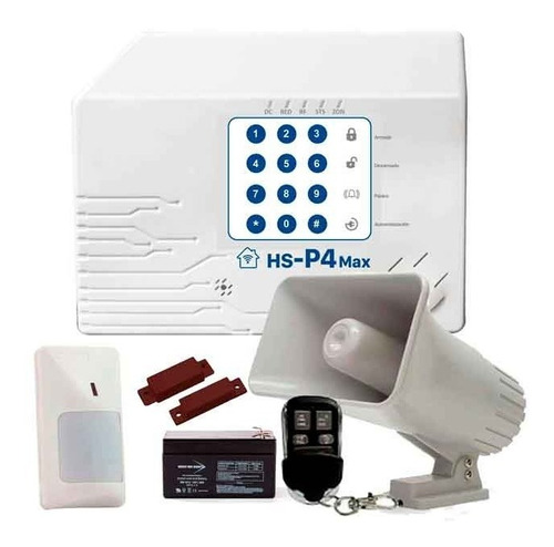 Kit Alarma Residencial Smart Contra Robo Hagroy Hg-hsp4-max