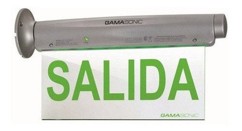 Imagen 1 de 1 de Cartel Luminoso Señalizador Salida Emergencia Leds Gamasonic