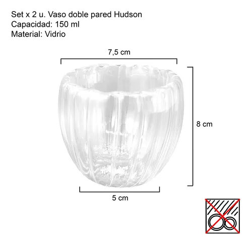 Set 3 Pz Cafetera Cobre 600 + 2 Tazas Termicas Hudson Bz3