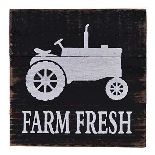 Nikky Home Farmhouse Farm Cartel De Caja De Tractor De Mader