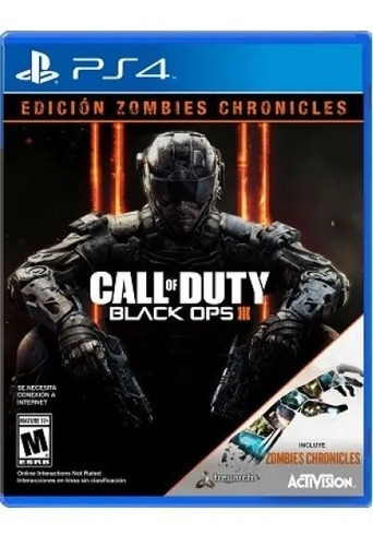 Imagen 1 de 5 de Call Of Duty Black Ops Iii 3 Zombies Chronicles Ps4 Fisico