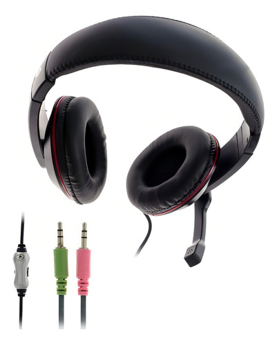 Fone Headset Hoopson, P2, Preto - F-036 Luz Não Se Aplica
