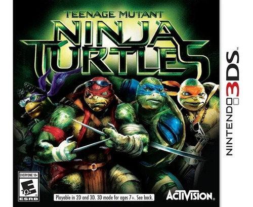 Jogo Novo Teenage Mutant Ninja Turtles Para Nintendo 3ds