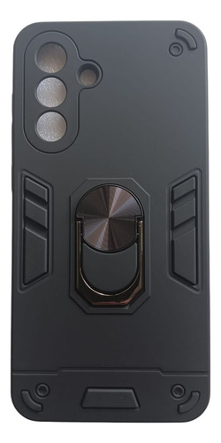 Carcasa Reforzada Para Samsung Galaxy A56 5g Negro Armour Con Anillo De Soporte