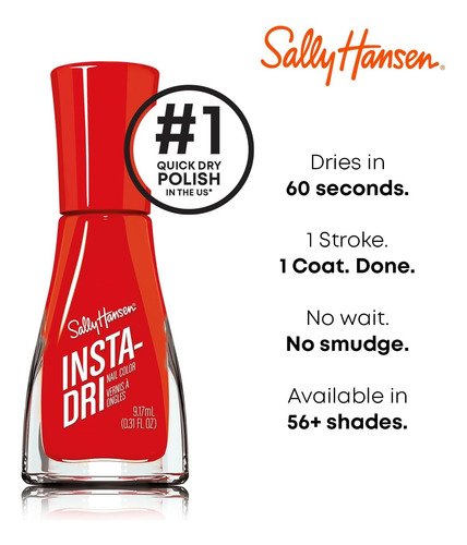 Esmalte Insta-dri® Sally Hansen - Coleção Color Collision, R